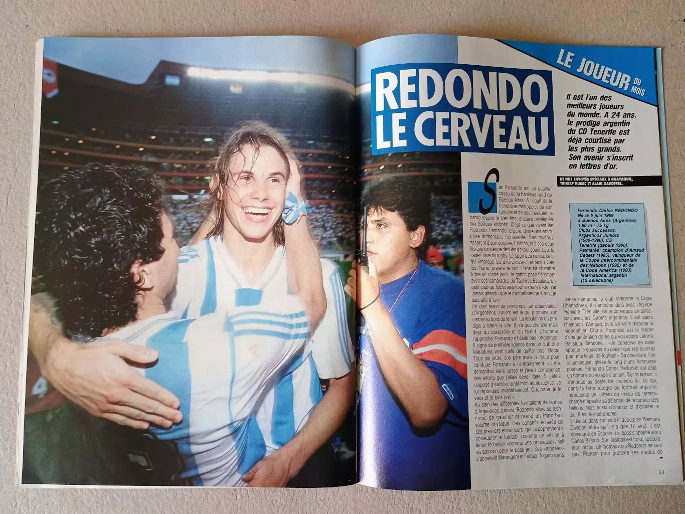 Onze mondial n.56/ 1993 -отсутствует плакат A2. 5