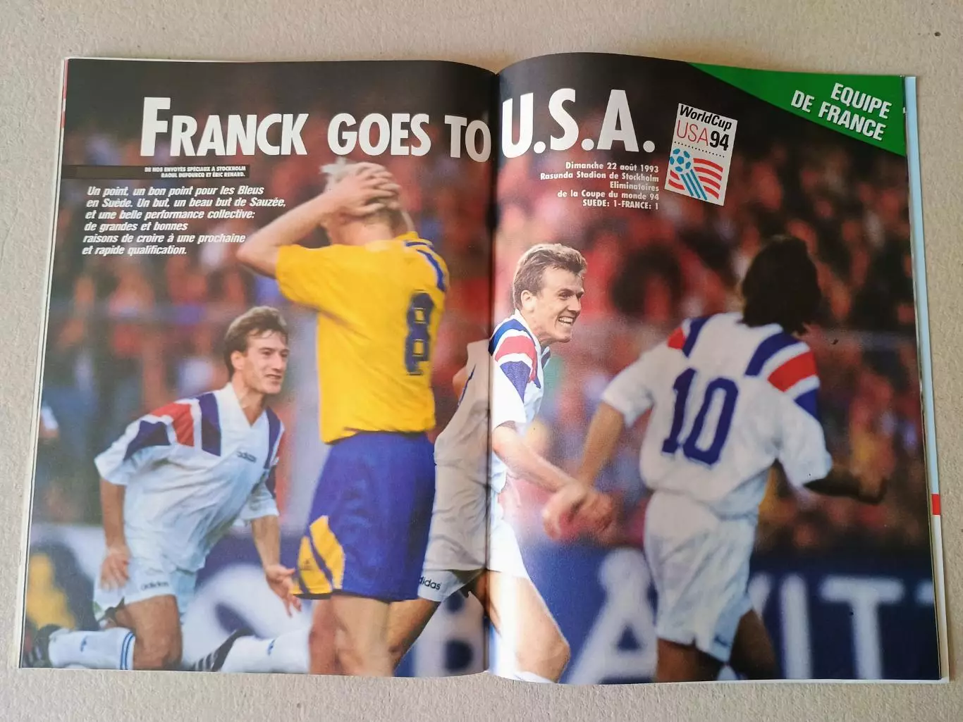 Onze mondial n.56/ 1993 -отсутствует плакат A2.. 4