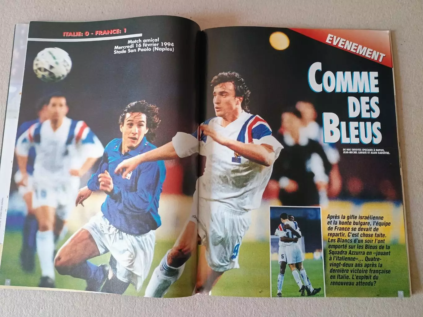 Onze mondial n.62/1994 -отсутствует плакат A2.. 3