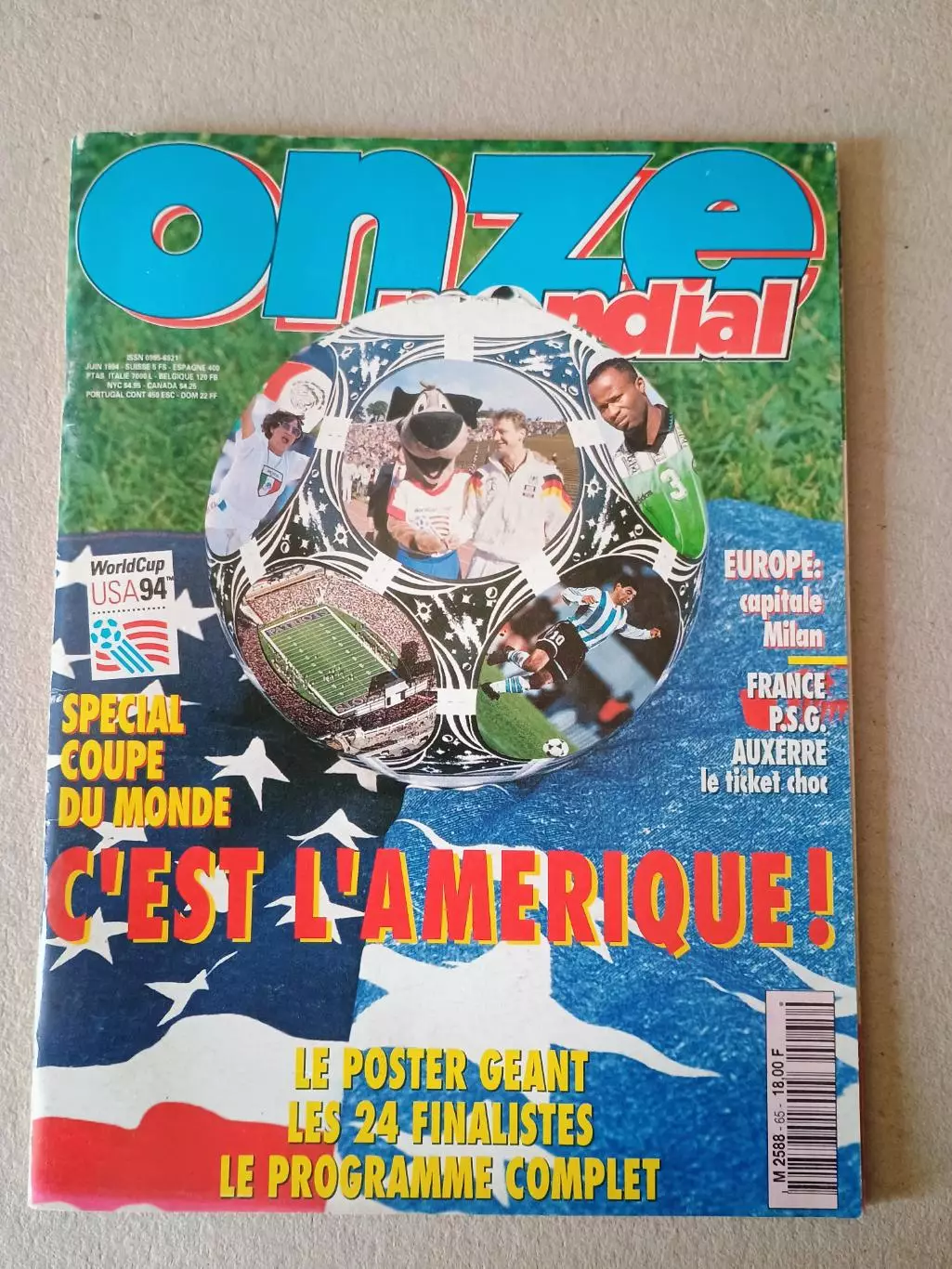 Onze mondial n.65/1994 -отсутствует плакат A2..