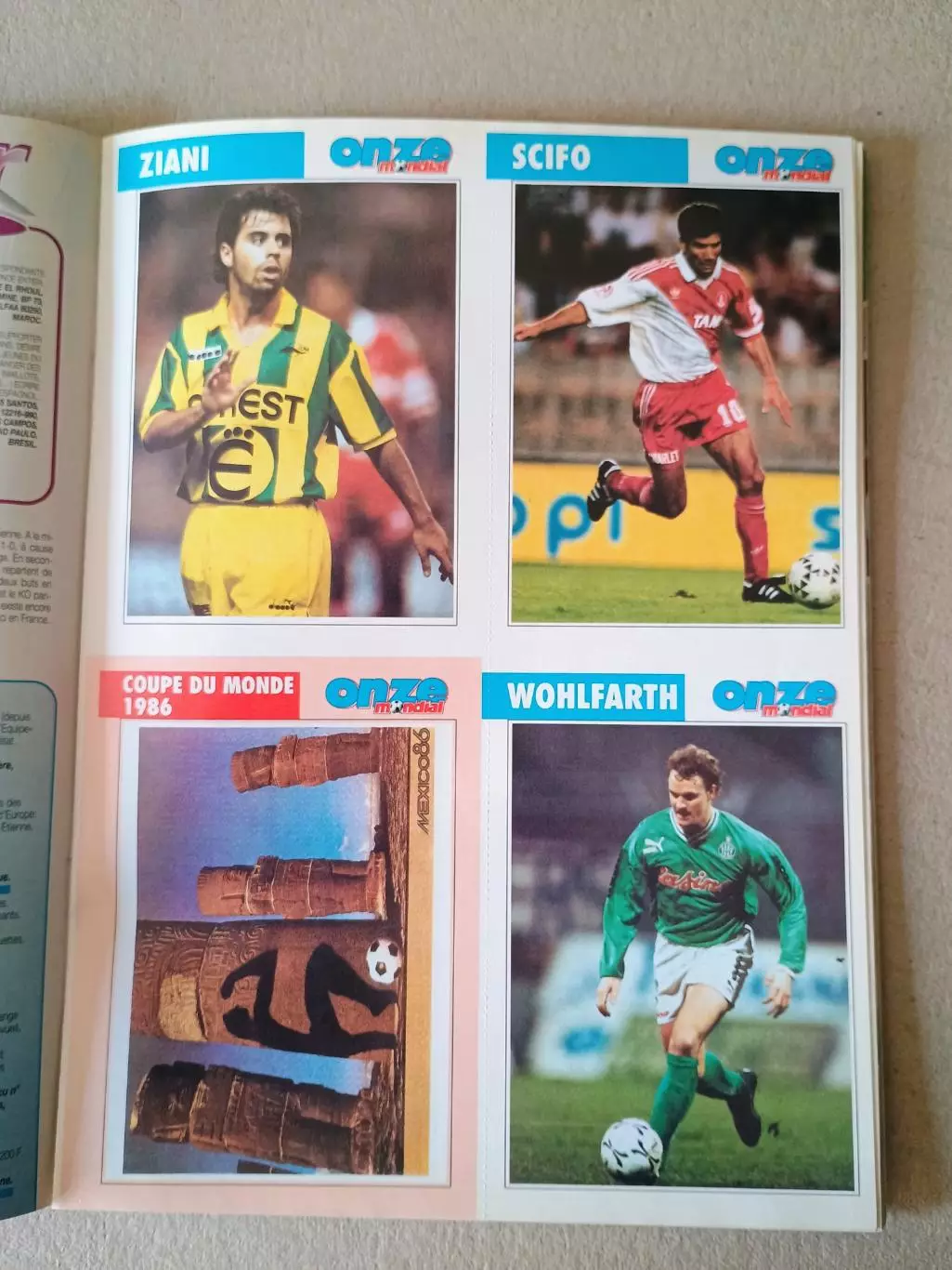 Onze mondial n.65/1994 -отсутствует плакат A2.. 2