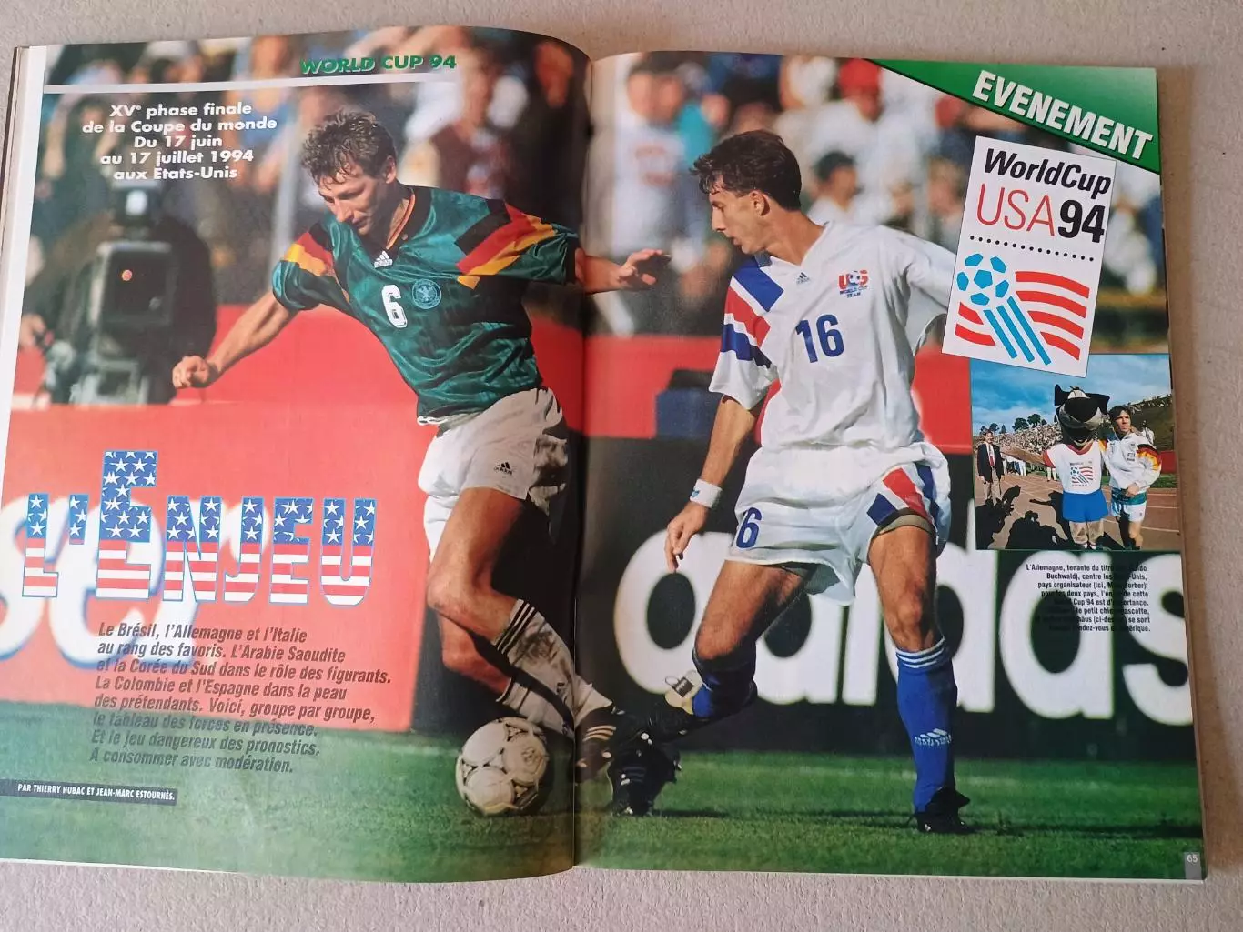 Onze mondial n.65/1994 -отсутствует плакат A2.. 4