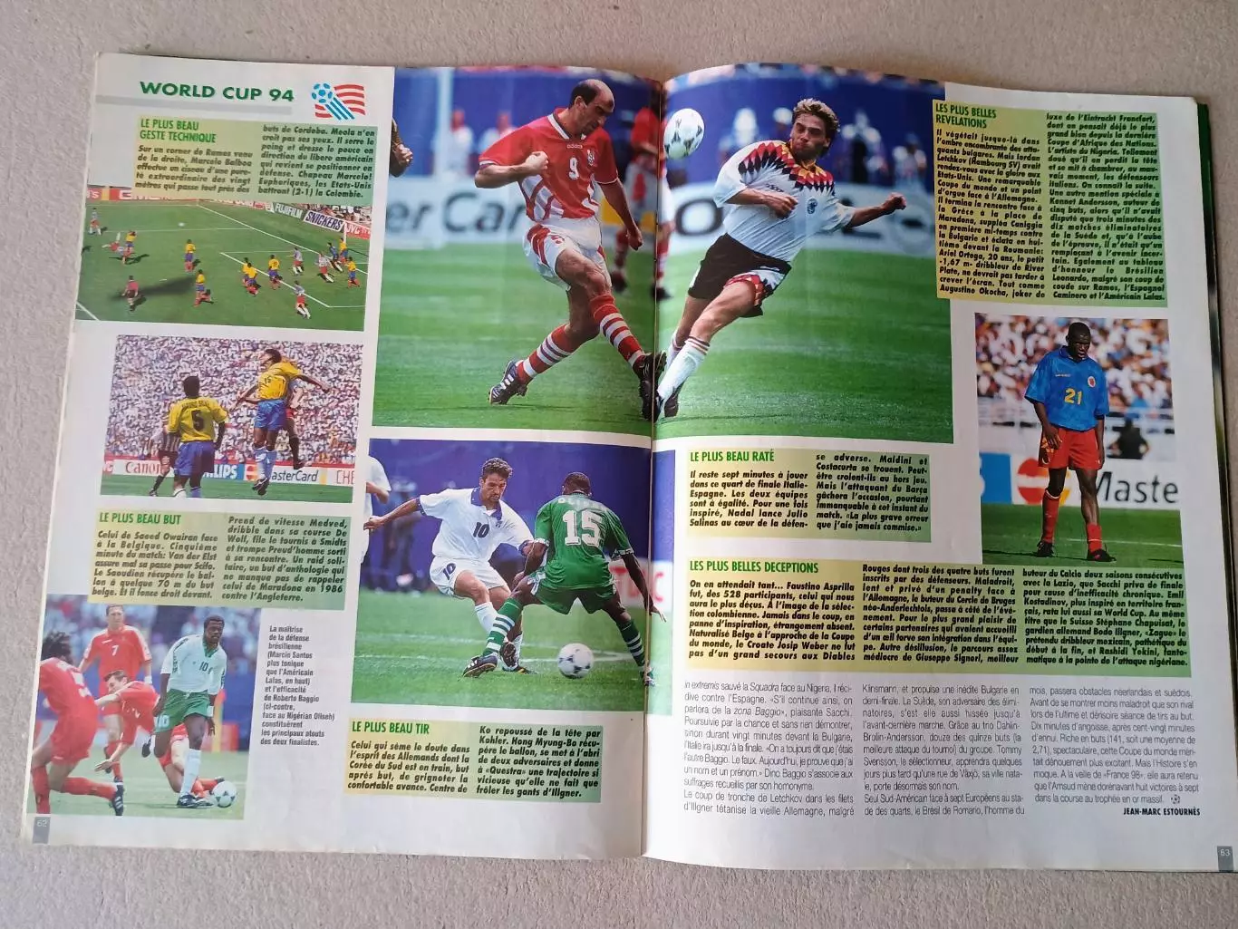 Onze mondial n.67/ 1994-Отсутствуют карты Onze + poster A2 2