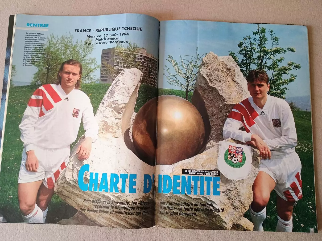 Onze mondial n.67/ 1994-Отсутствуют карты Onze + poster A2 3