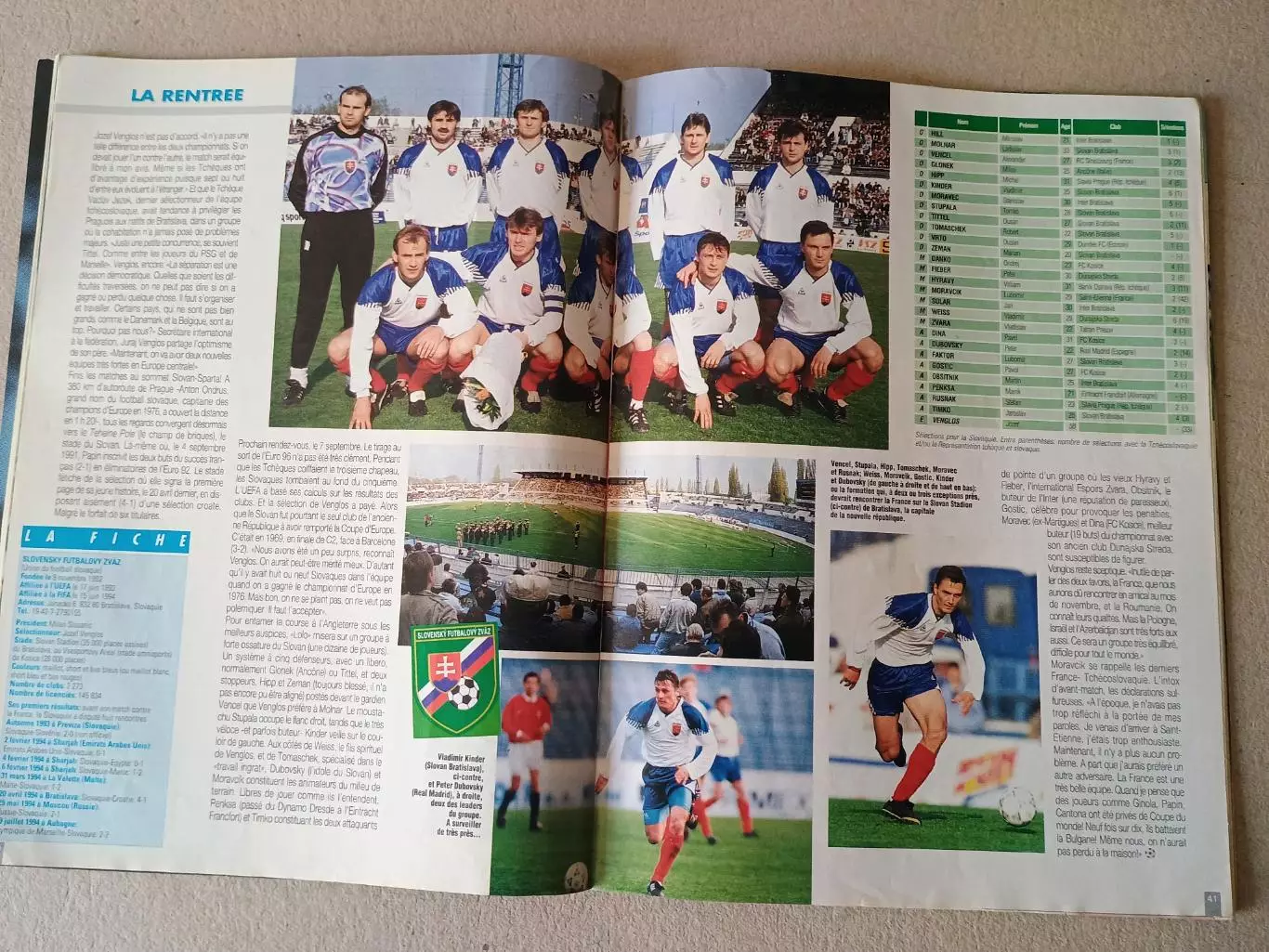 Onze mondial n.67/ 1994-Отсутствуют карты Onze + poster A2 4