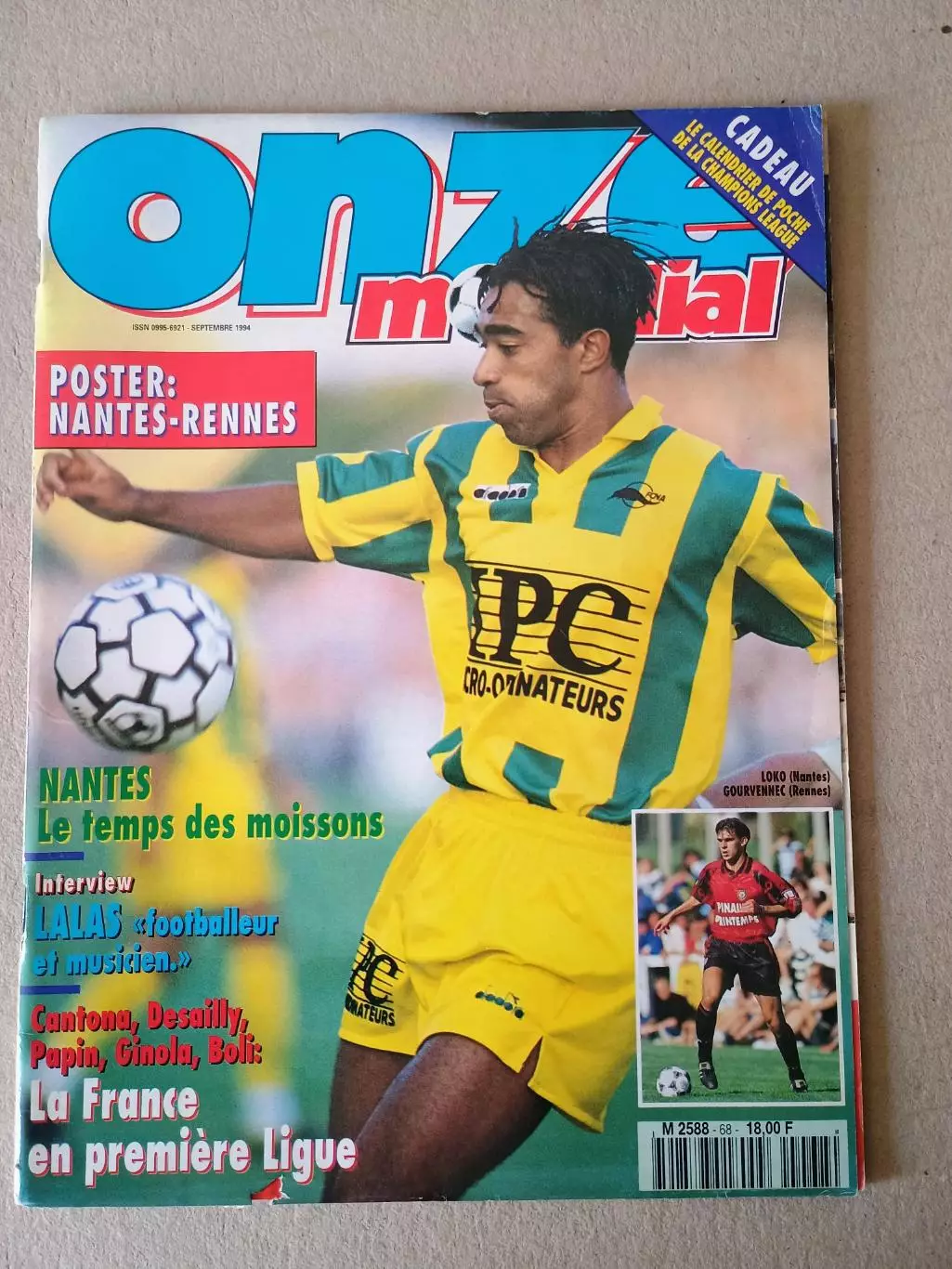Onze mondial n.68/1994 -отсутствует плакат A2..