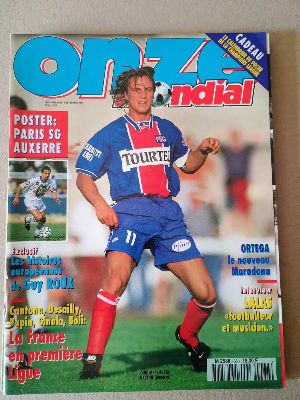 Onze mondial n.68/1994 -отсутствует плакат A2,