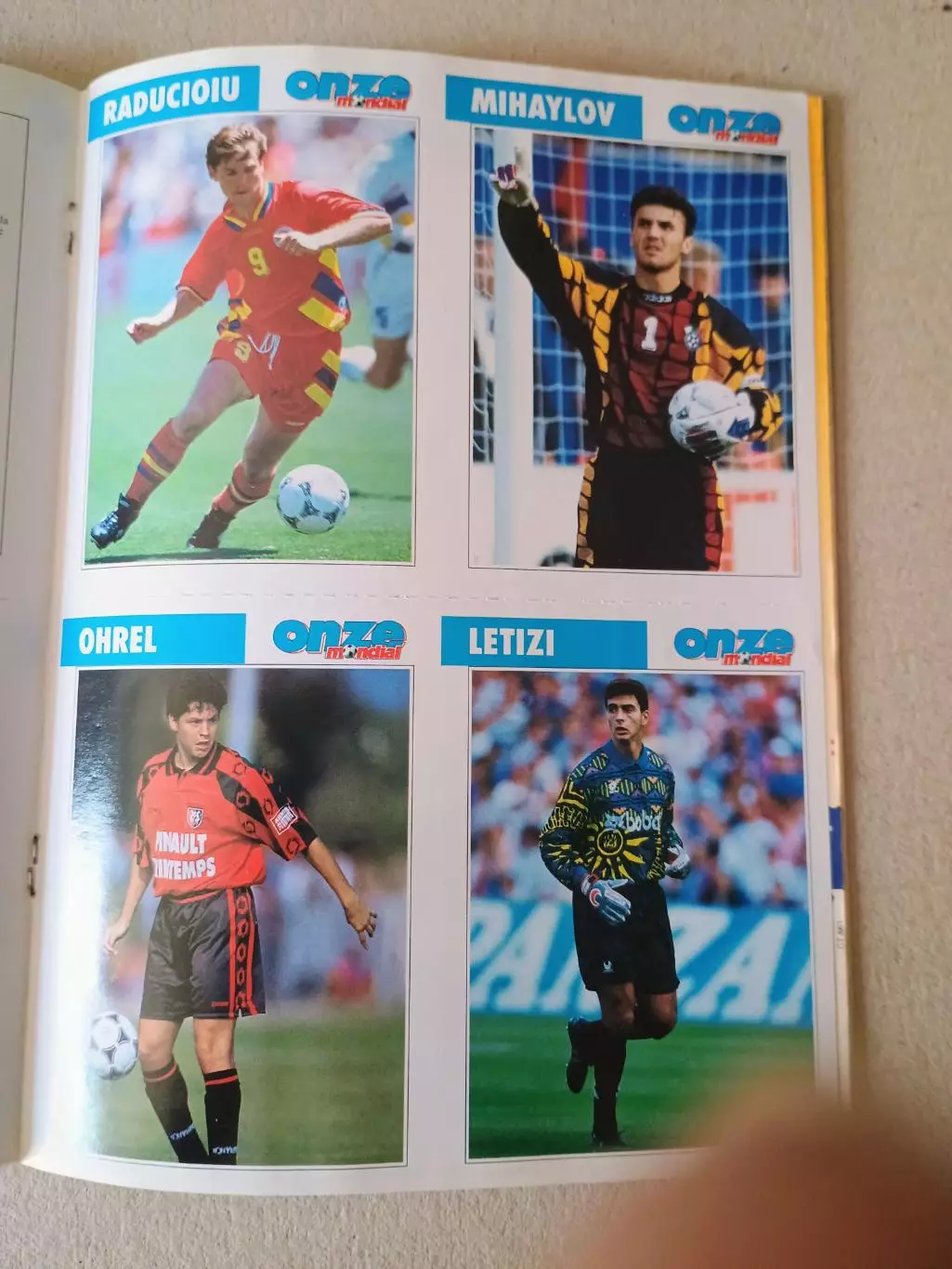 Onze mondial n.68/1994 -отсутствует плакат A2, 2