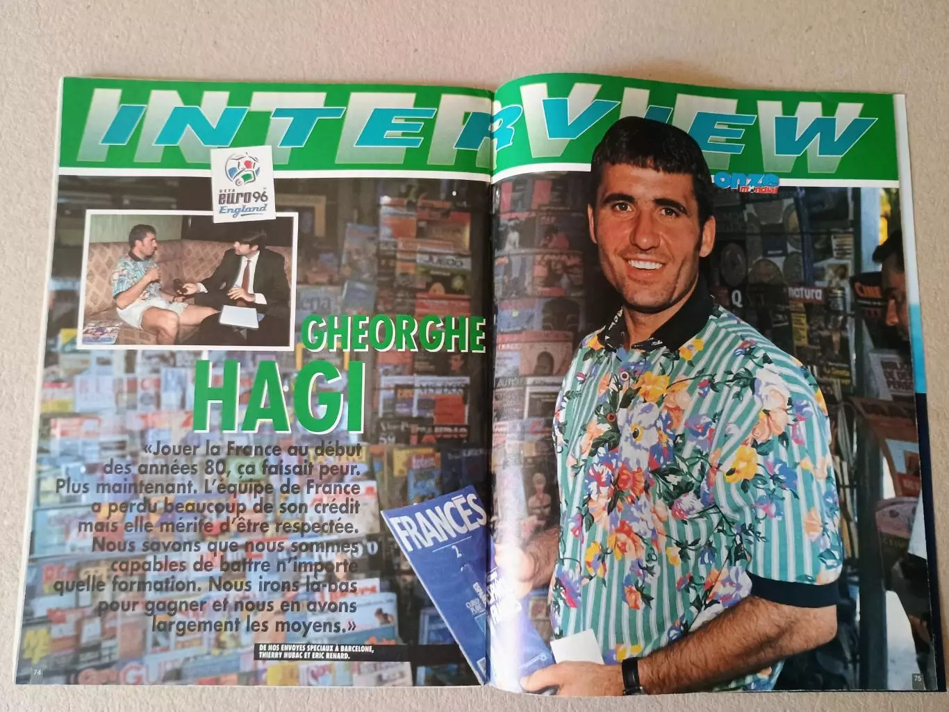 Onze mondial n.69/1994 -отсутствует плакат A2, 6