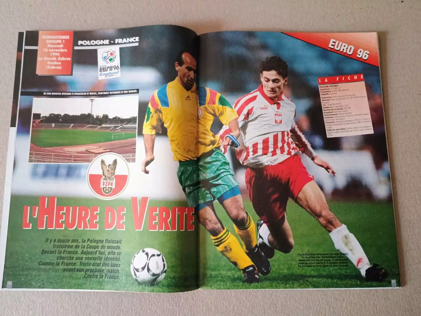 Onze mondial n.70/1994 -отсутствует плакат A2, 3