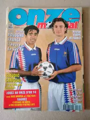 Onze mondial n.70/ 1994-Отсутствуют карты Onze + poster A2