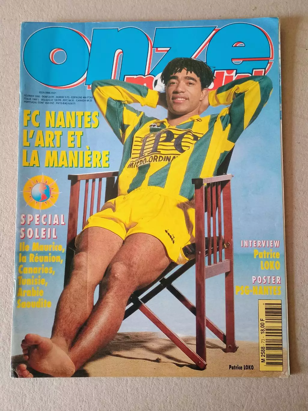 Onze mondial n.73/ 1995-Отсутствуют карты Onze + poster A2