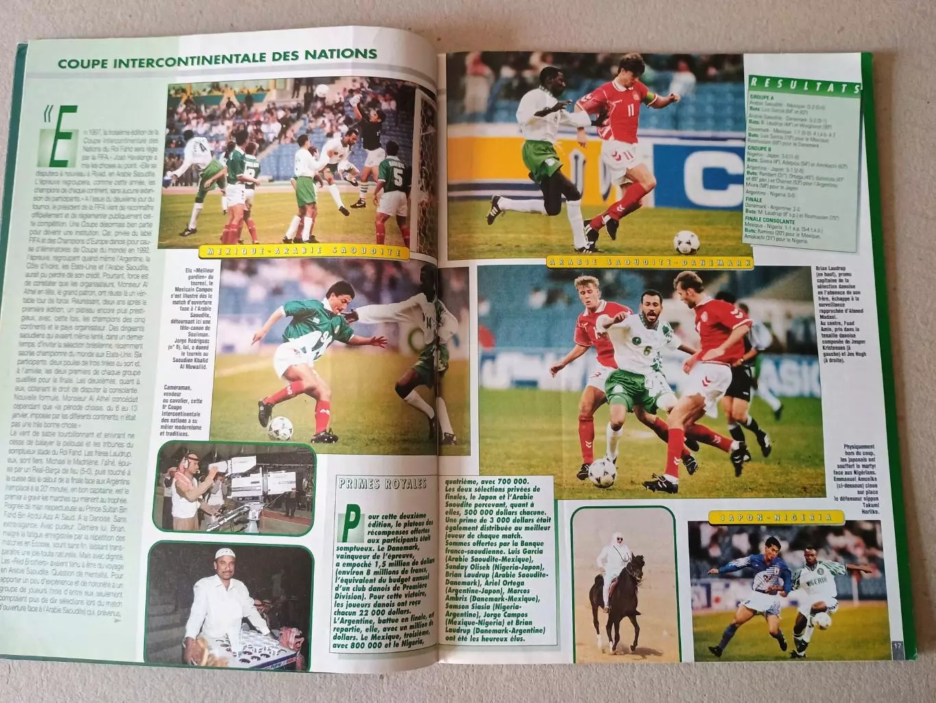 Onze mondial n.73/ 1995-Отсутствуют карты Onze + poster A2 1