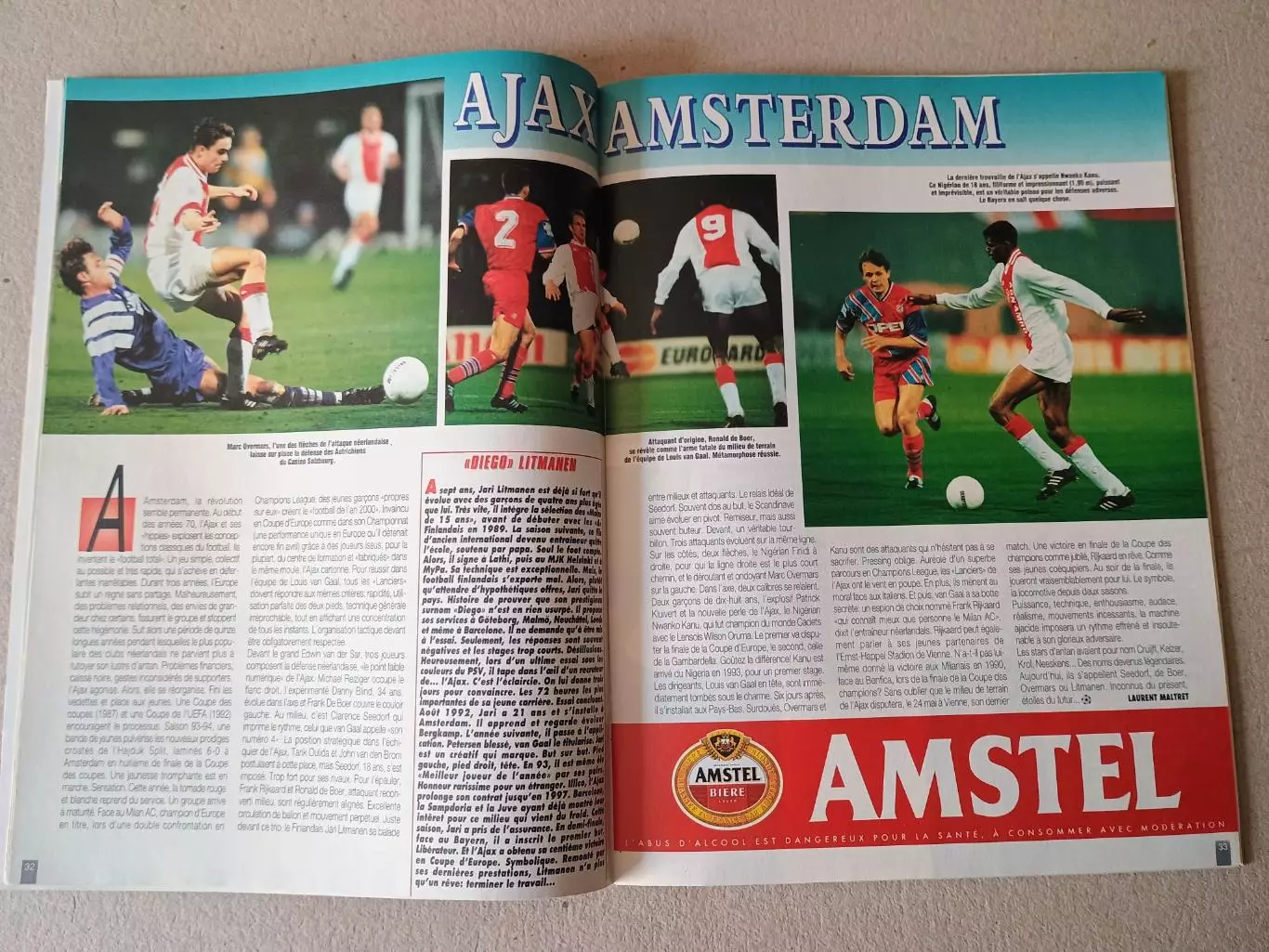 Onze mondial n.76/ 1995-Отсутствуют карты Onze + poster A2 4