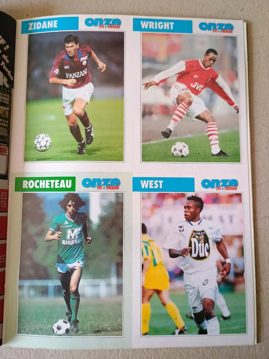 Onze mondial n.76/1995 -отсутствует плакат A2, 2