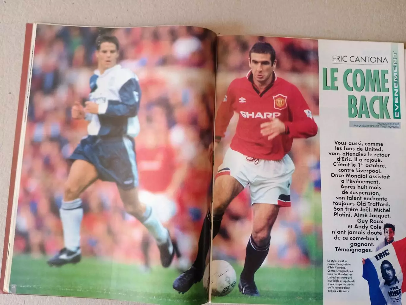 Onze mondial n.81/ 1995-Отсутствуют карты Onze + poster A2 3