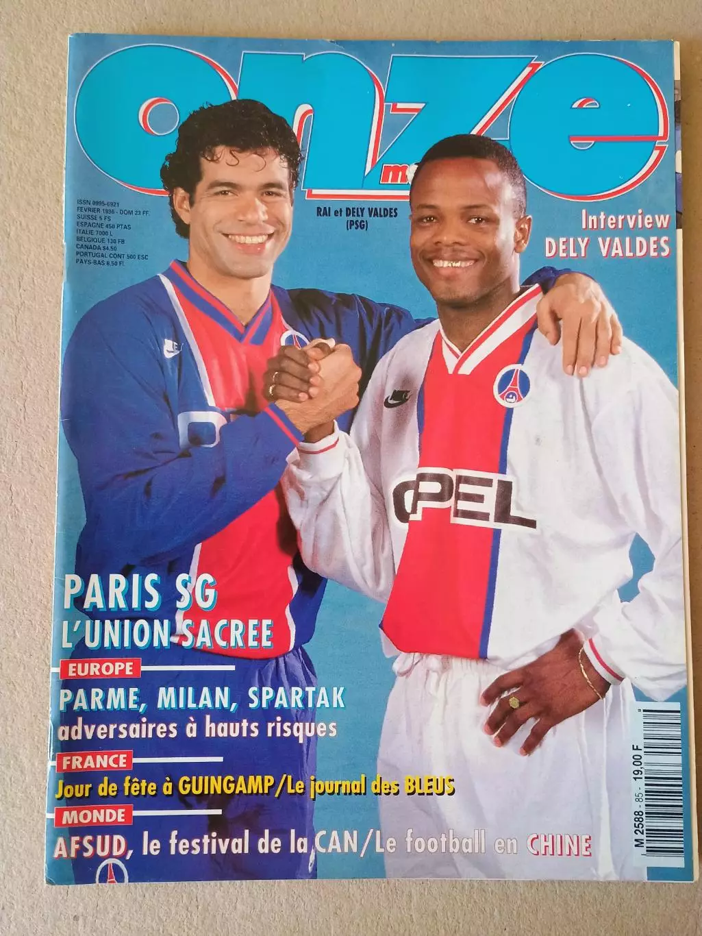 Onze mondial n.85/1996 -отсутствует плакат A2,