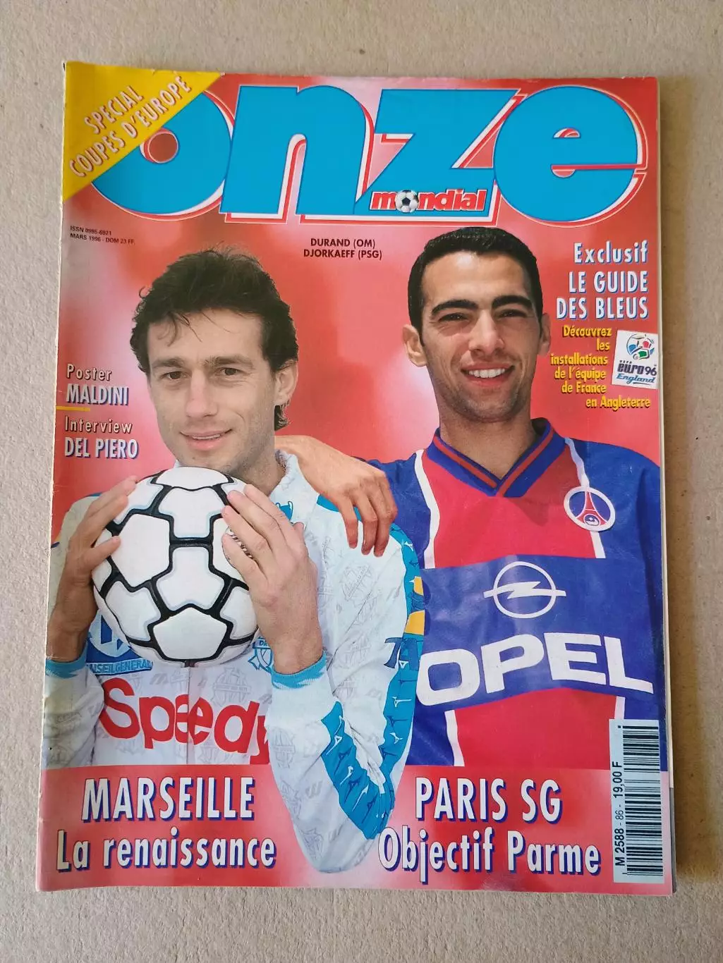 Onze mondial n.86/1996 -отсутствует плакат A2,