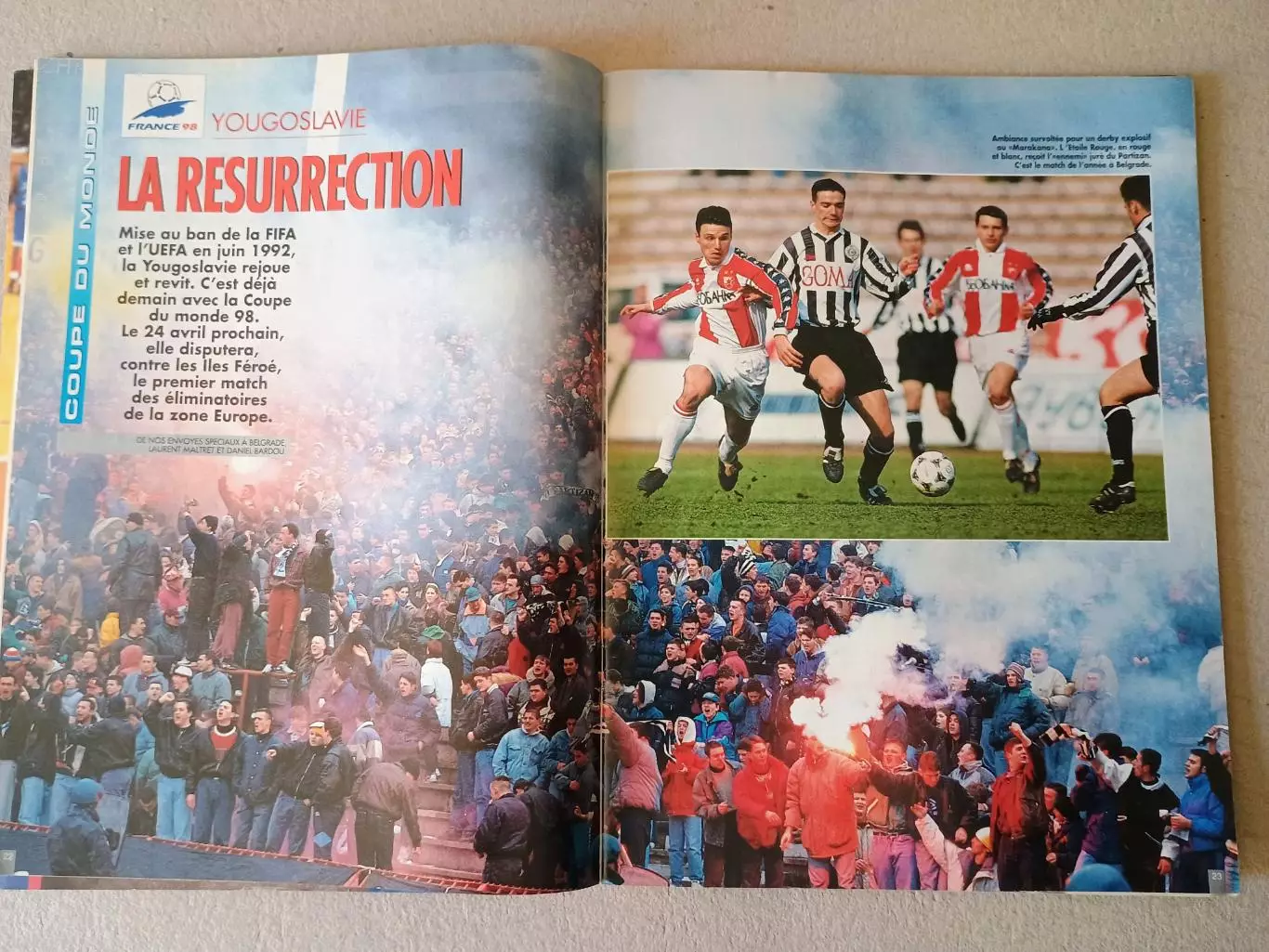 Onze mondial n.87/ 1996-Отсутствуют карты Onze + poster A2 1