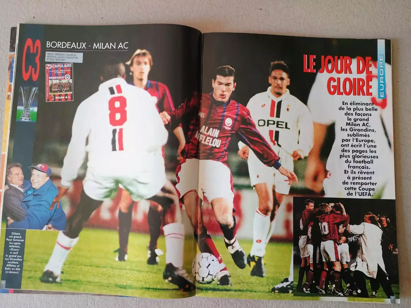 Onze mondial n.87/ 1996-Отсутствуют карты Onze + poster A2 2