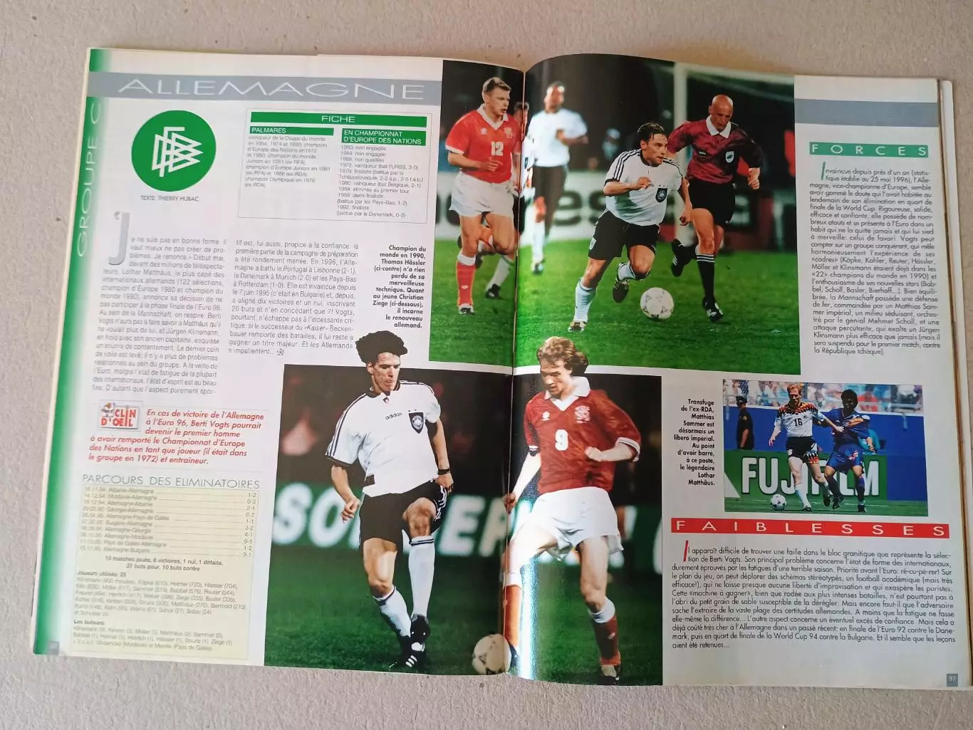 Onze mondial n.89/ 1996-Отсутствуют карты Onze + poster A2 4