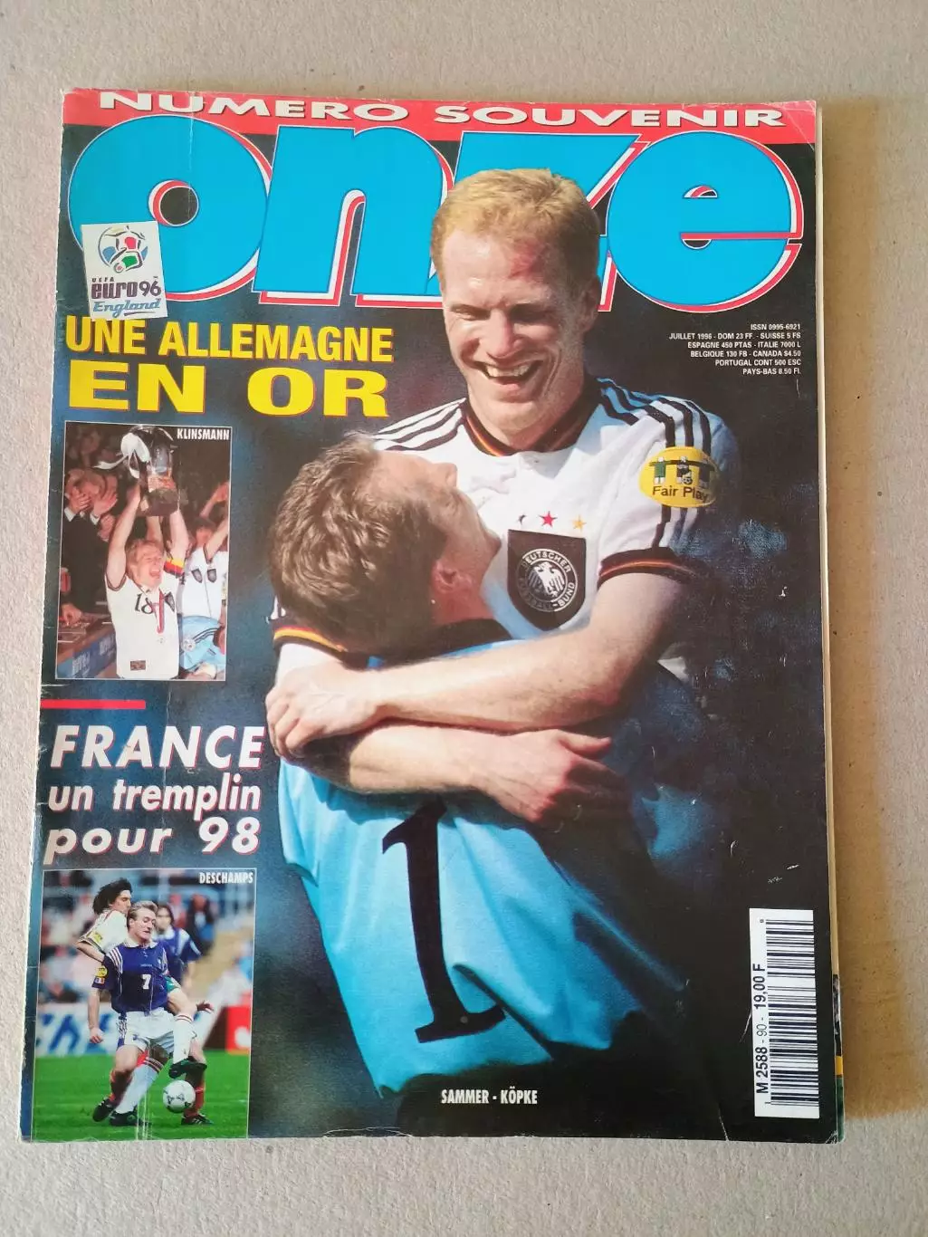 Onze mondial n.90/1996 -отсутствует плакат A2,