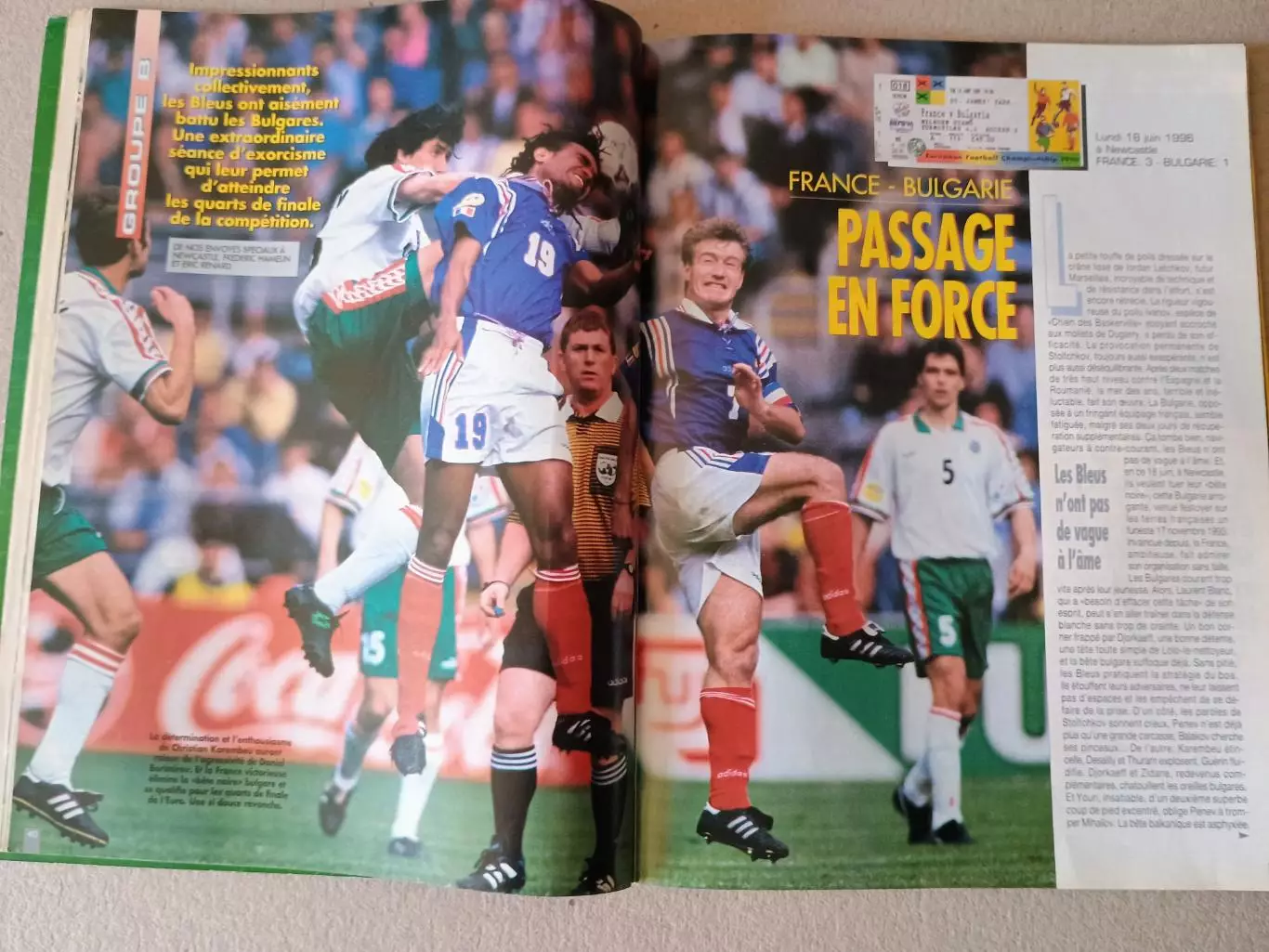 Onze mondial n.90/1996 -отсутствует плакат A2, 3