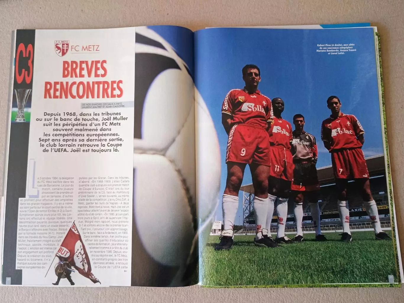 Onze mondial n.92/ 1996-Отсутствуют карты Onze + poster A2 2