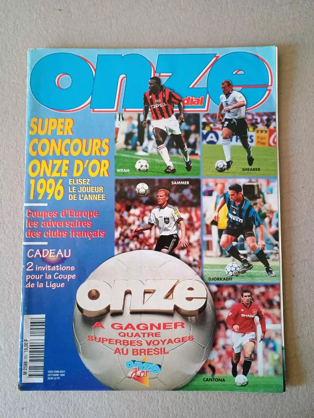 Onze mondial n.93/ 1996-Отсутствуют карты Onze + poster A2