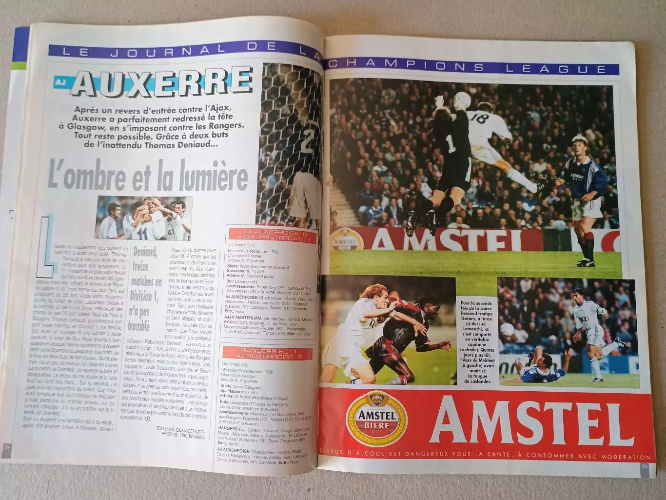 Onze mondial n.93/ 1996-Отсутствуют карты Onze + poster A2 1