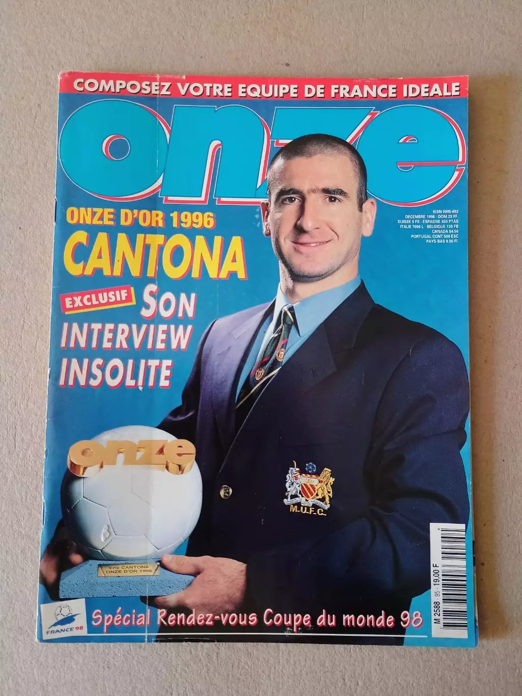 Onze mondial n.95/ 1996-Отсутствуют карты Onze + poster A2