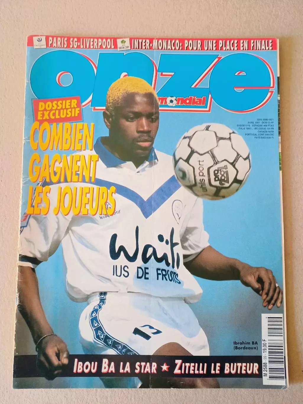 Onze mondial n.99/ 1997-Отсутствуют карты Onze + poster A2