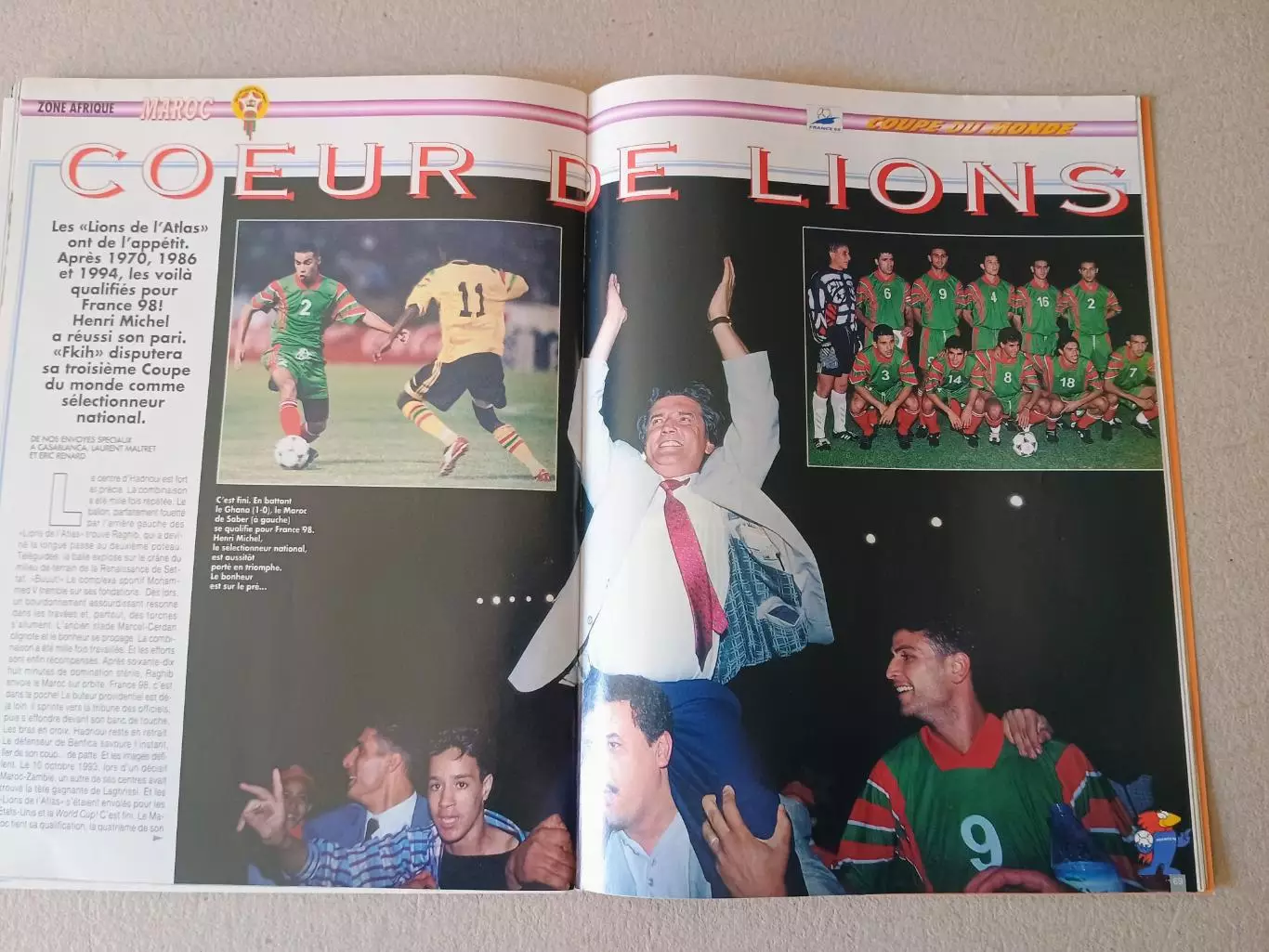 Onze mondial n.102/ 1997-Отсутствуют карты Onze + poster A2 3