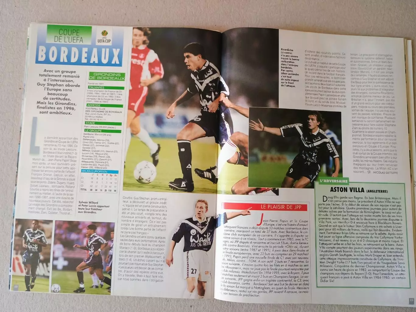 Onze mondial n.104/ 1997-Отсутствуют карты Onze + poster A2 2