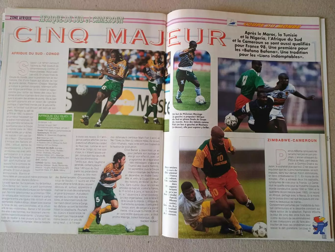 Onze mondial n.104/ 1997-Отсутствуют карты Onze + poster A2... 3