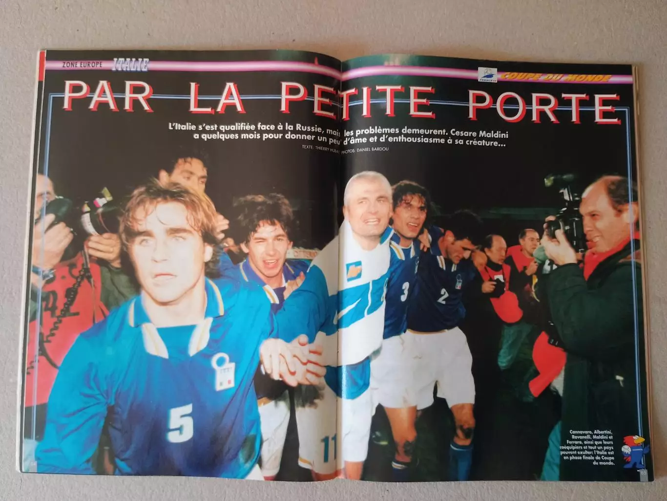 Onze mondial n.107/ 1997-Отсутствуют карты Onze + poster A2.. 3