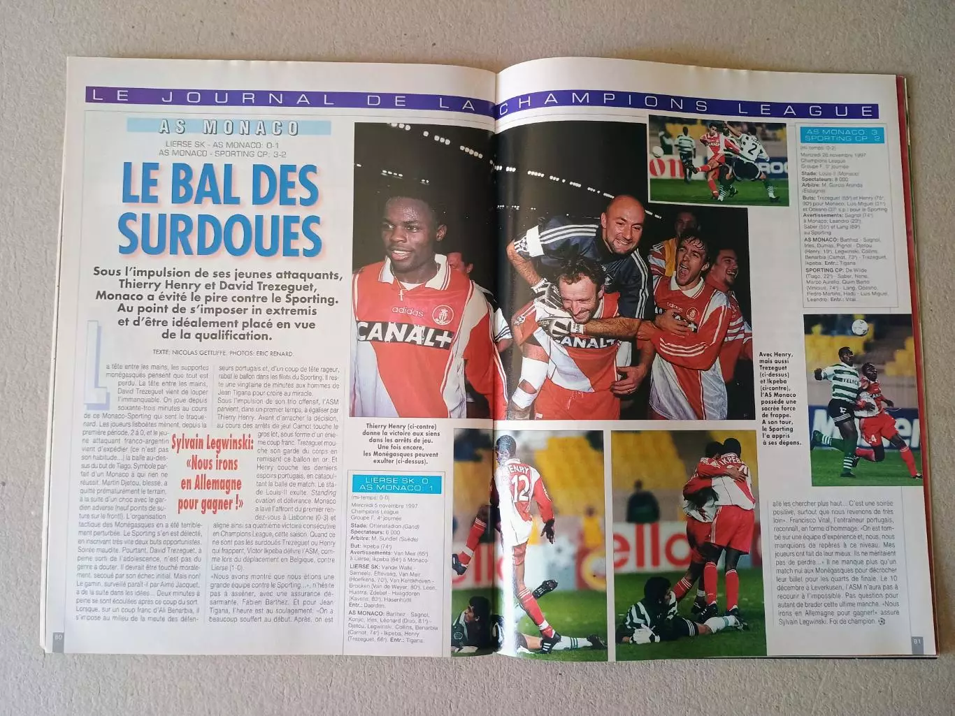 Onze mondial n.107/ 1997-Отсутствуют карты Onze + poster A2.. 4