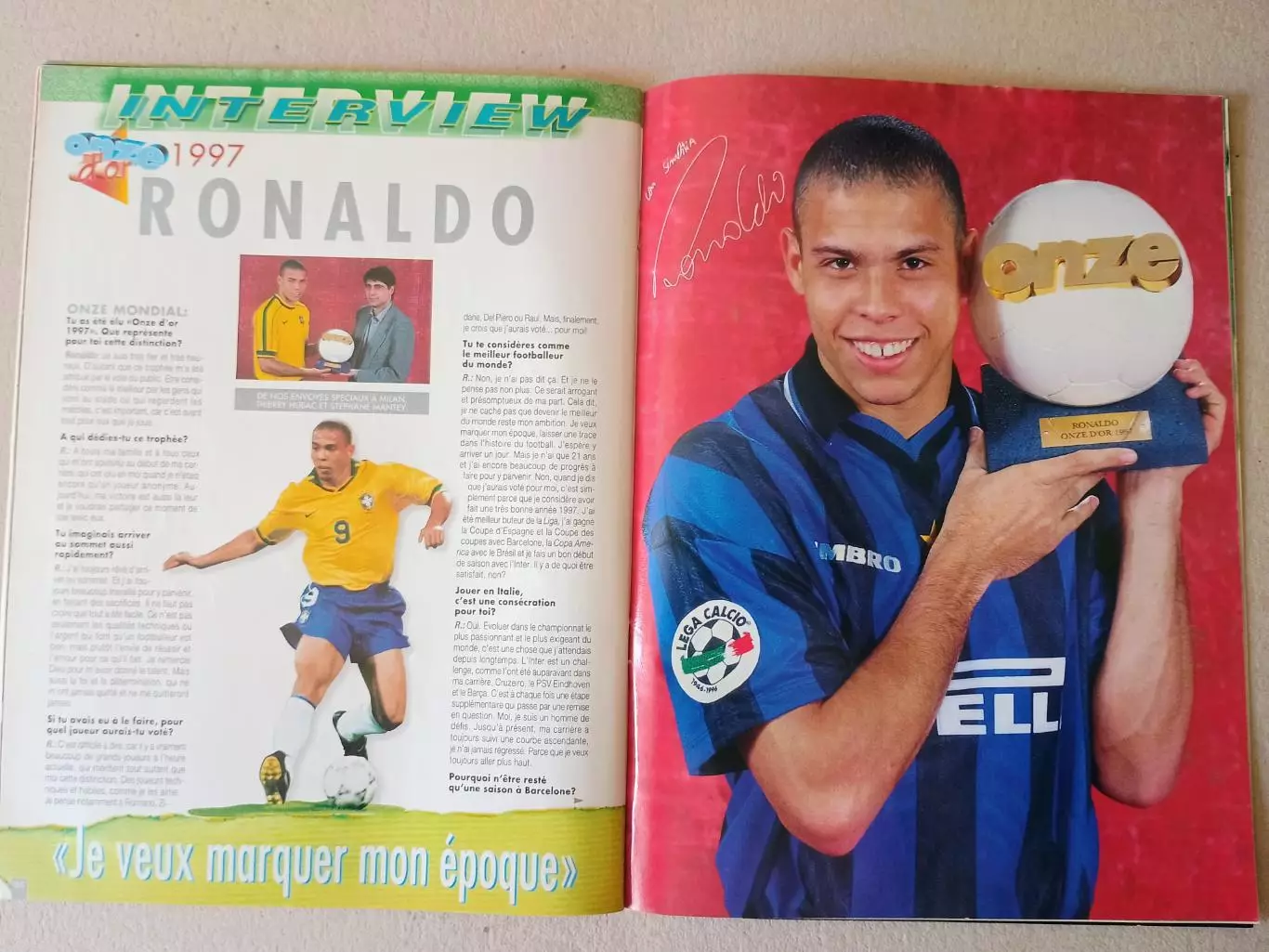 Onze mondial n.107/ 1997-Отсутствуют карты Onze + poster A2.. 5
