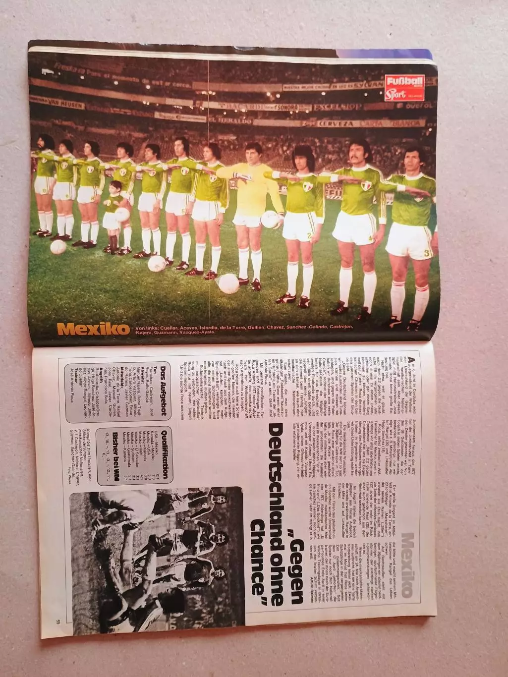 Fussball Woche WC 1978 3