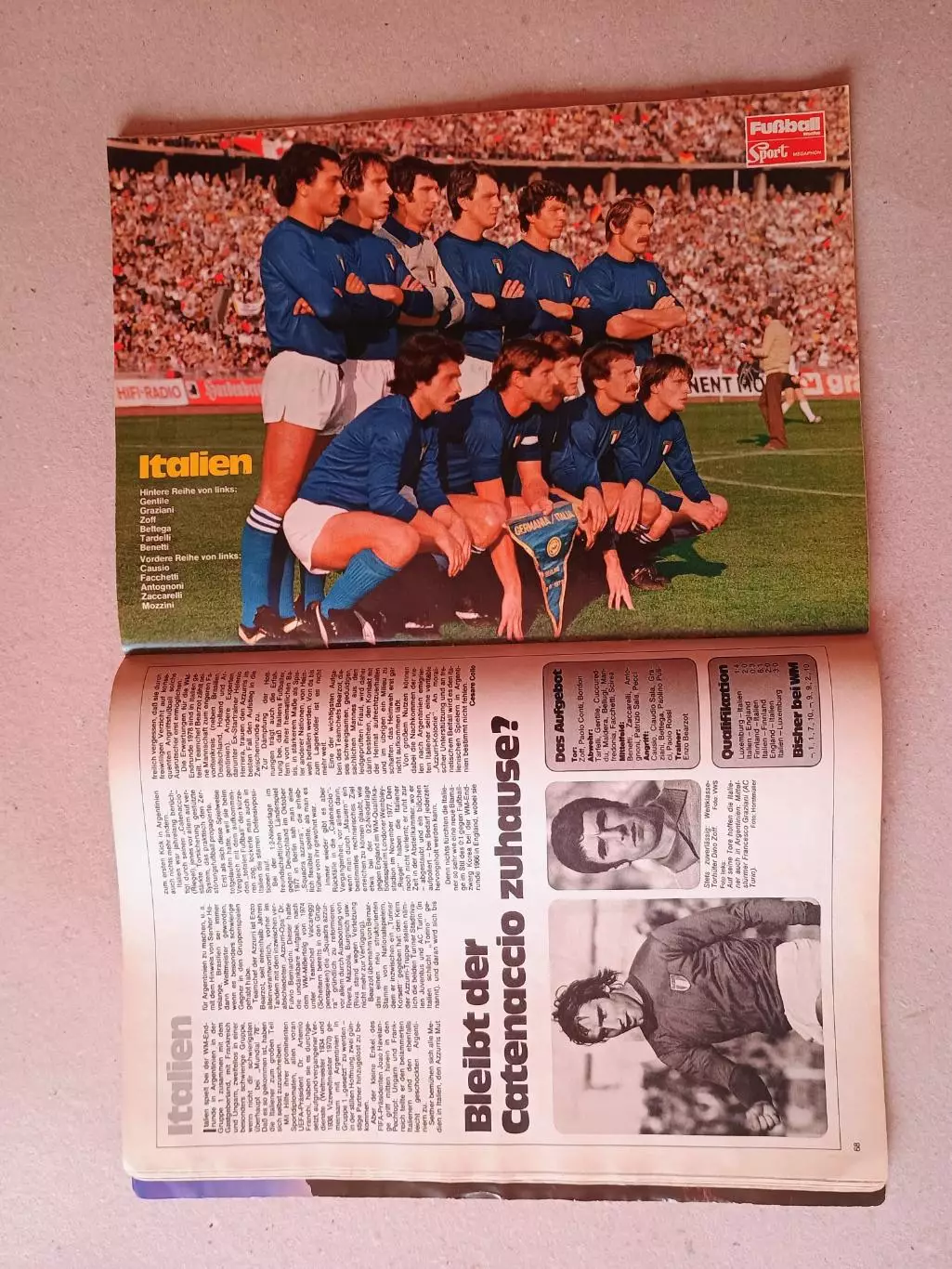 Fussball Woche WC 1978 5