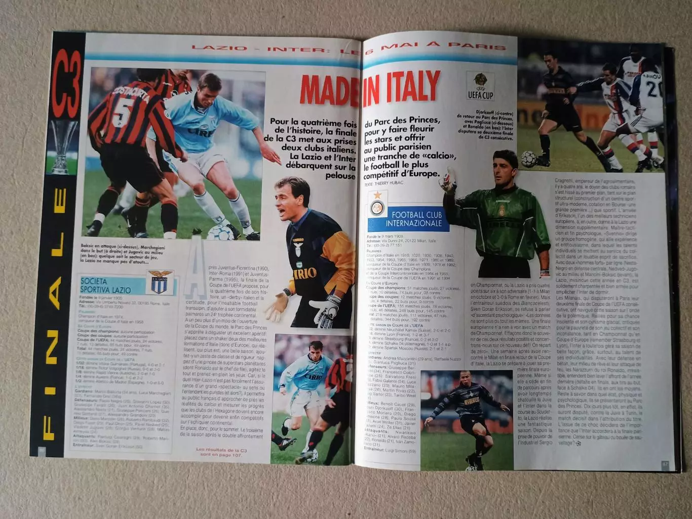 Onze mondial n.112/ 1998-Отсутствуют карты Onze 3