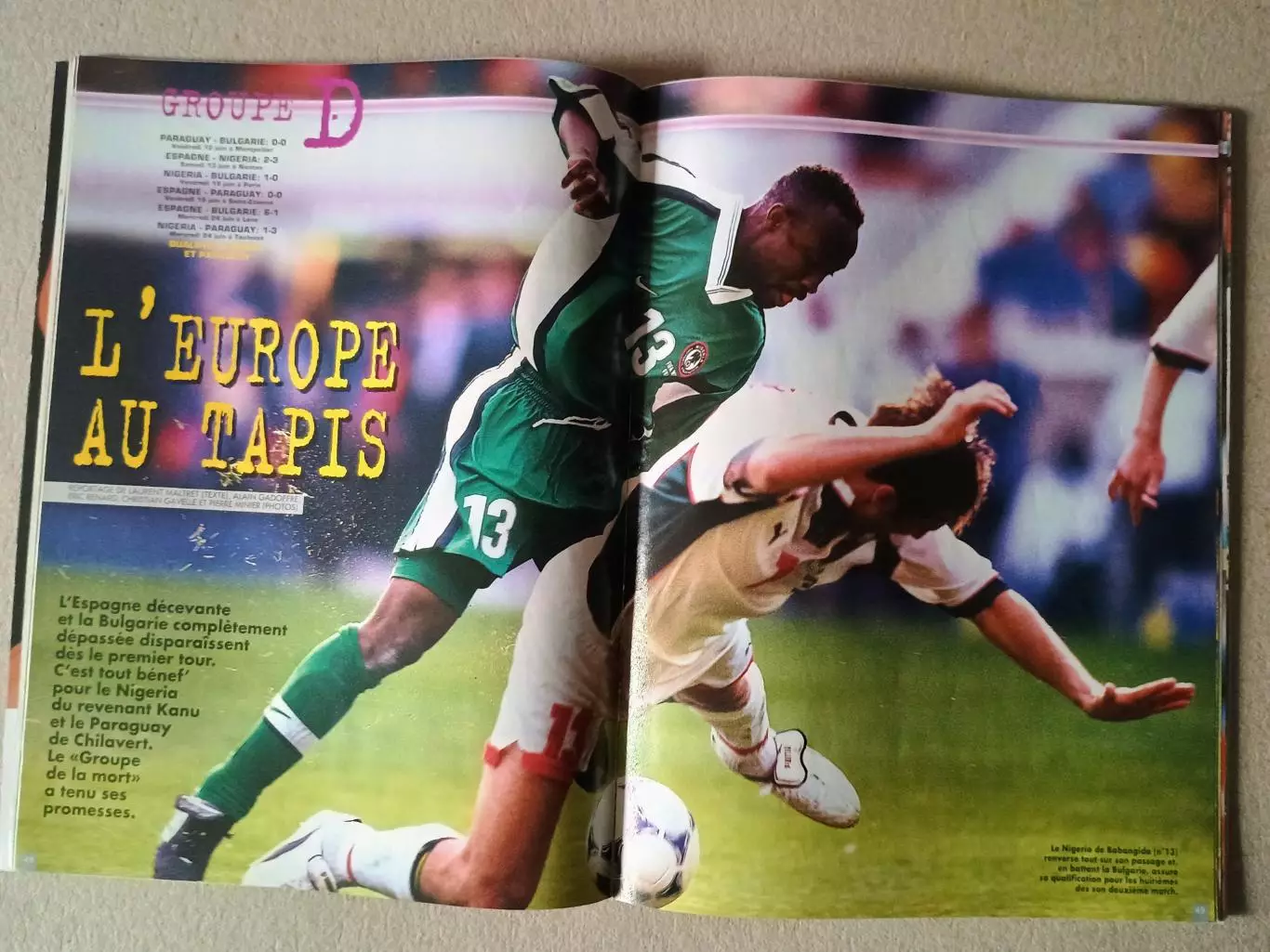 Onze mondial n.114/ 1998-Отсутствуютposter A2.. 6