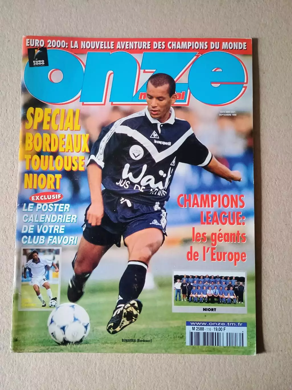 Onze mondial n.116/ 1998-Отсутствуют карты Onze + poster A2..