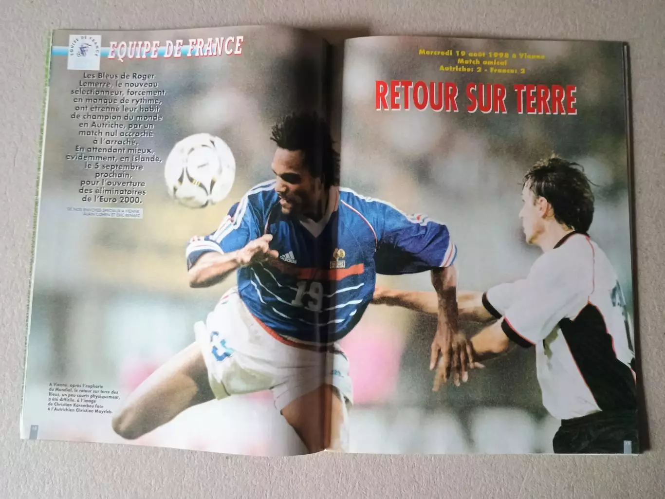 Onze mondial n.116/ 1998-Отсутствуют карты Onze + poster A2.. 1