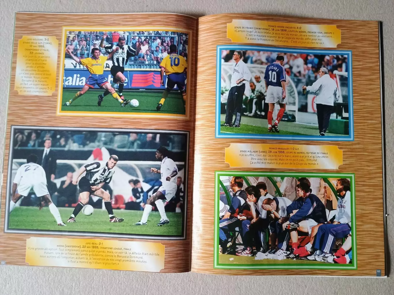 Onze mondial n.119/ 1998-Отсутствуют карты Onze + poster A2.. 1