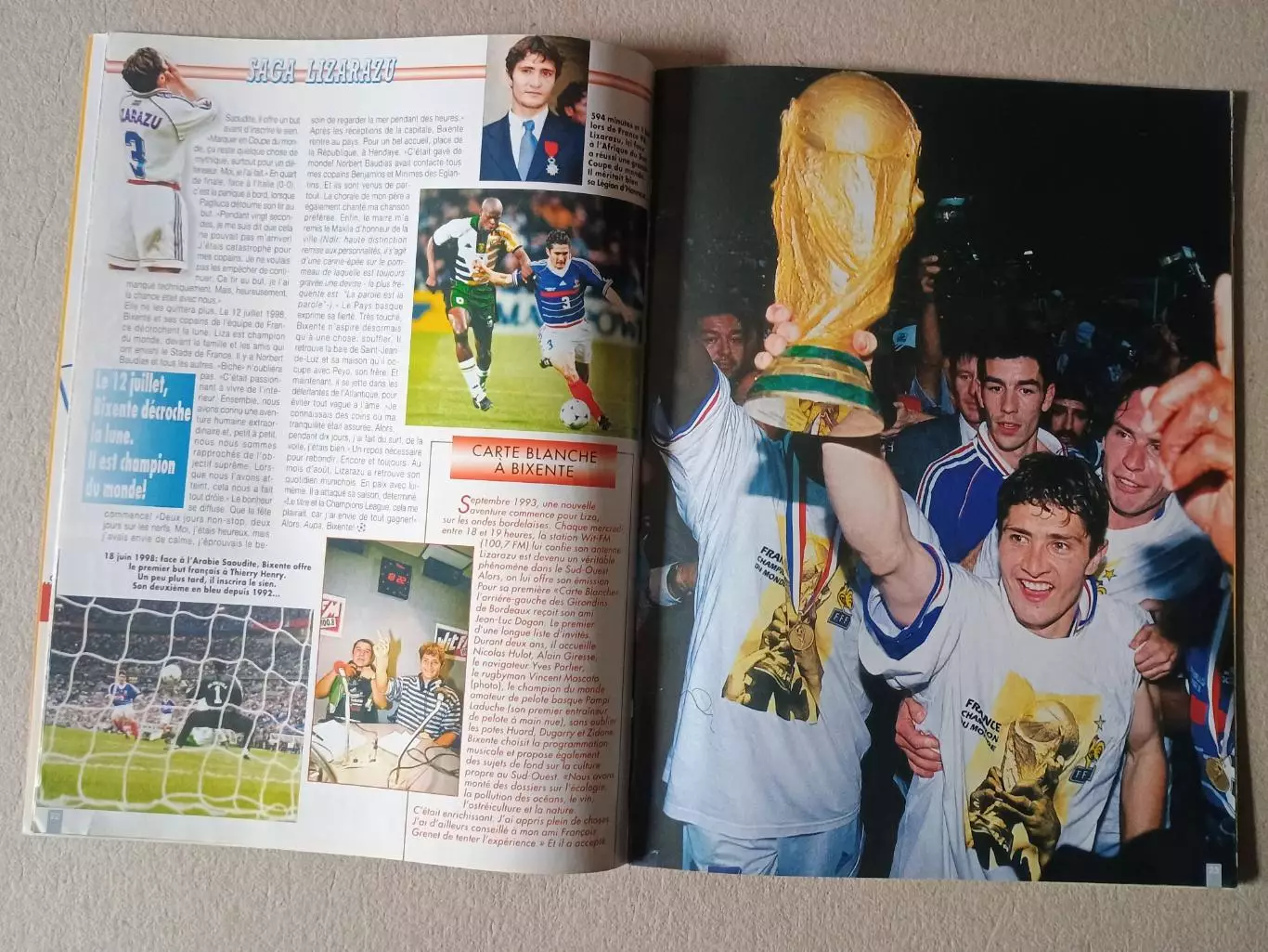 Onze mondial n.121/ 1999-Отсутствуют карты Onze + poster A2.. 2