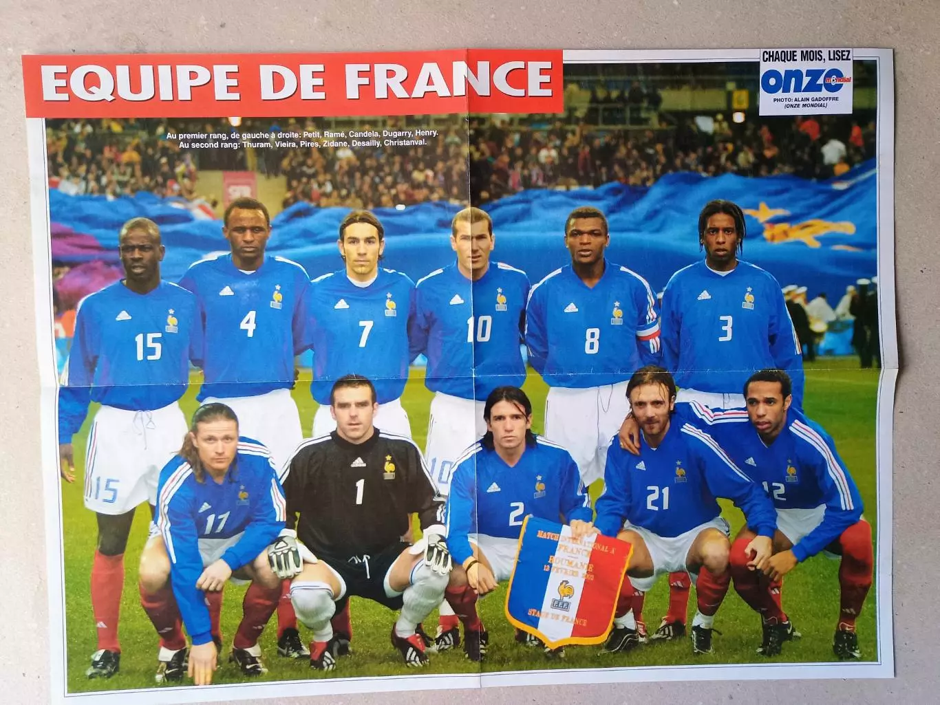 Onze mondial n.158/ 2002 -Отсутствуют карты Onze. 1
