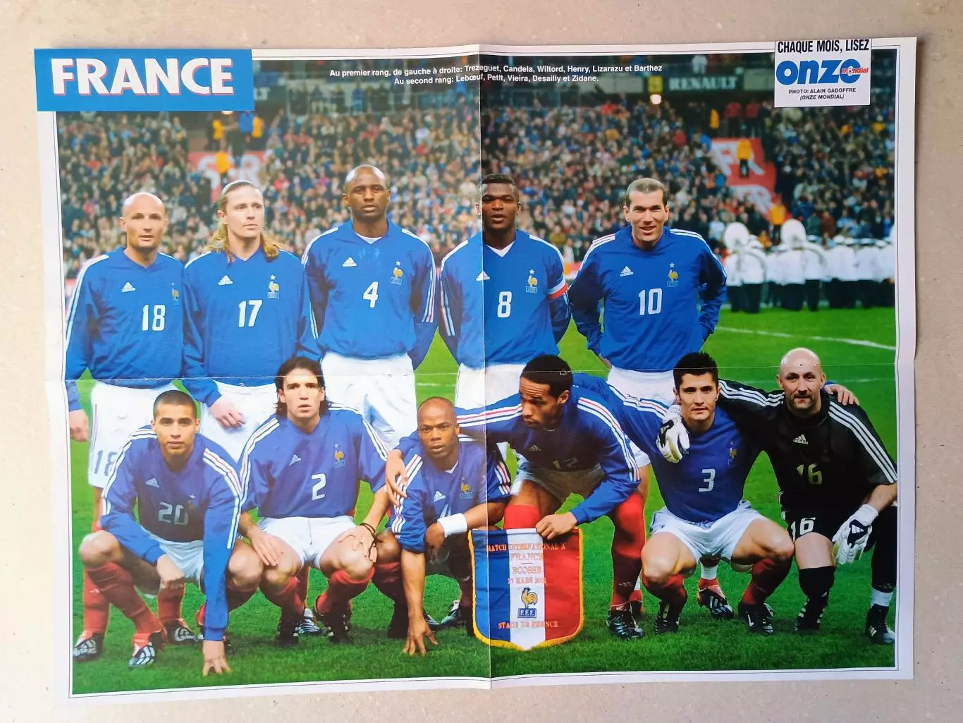 Onze mondial n.161/ 2002 -Отсутствуют карты Onze. 1