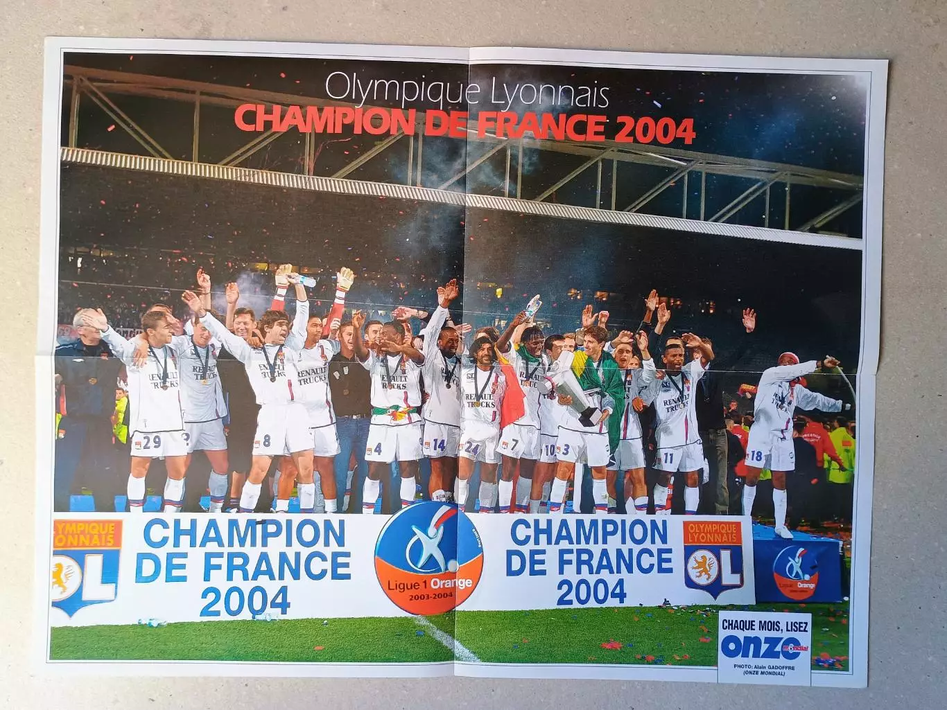 Onze mondial n.185/ 2004 -Отсутствуют карты Onze. 2
