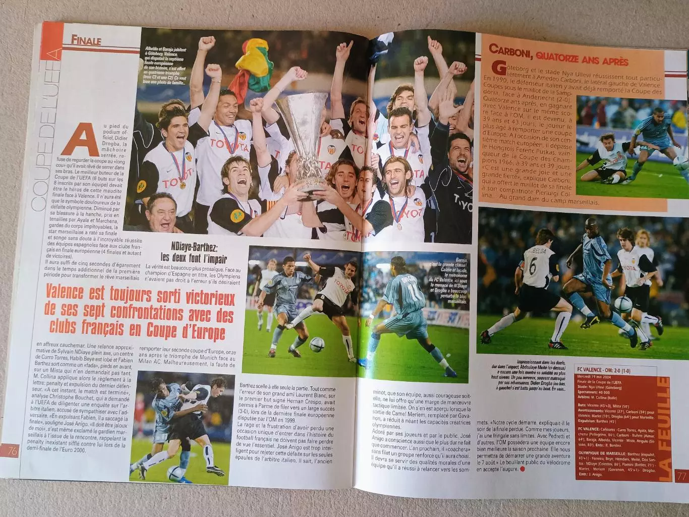 Onze mondial n.185/ 2004 -Отсутствуют карты Onze. 6
